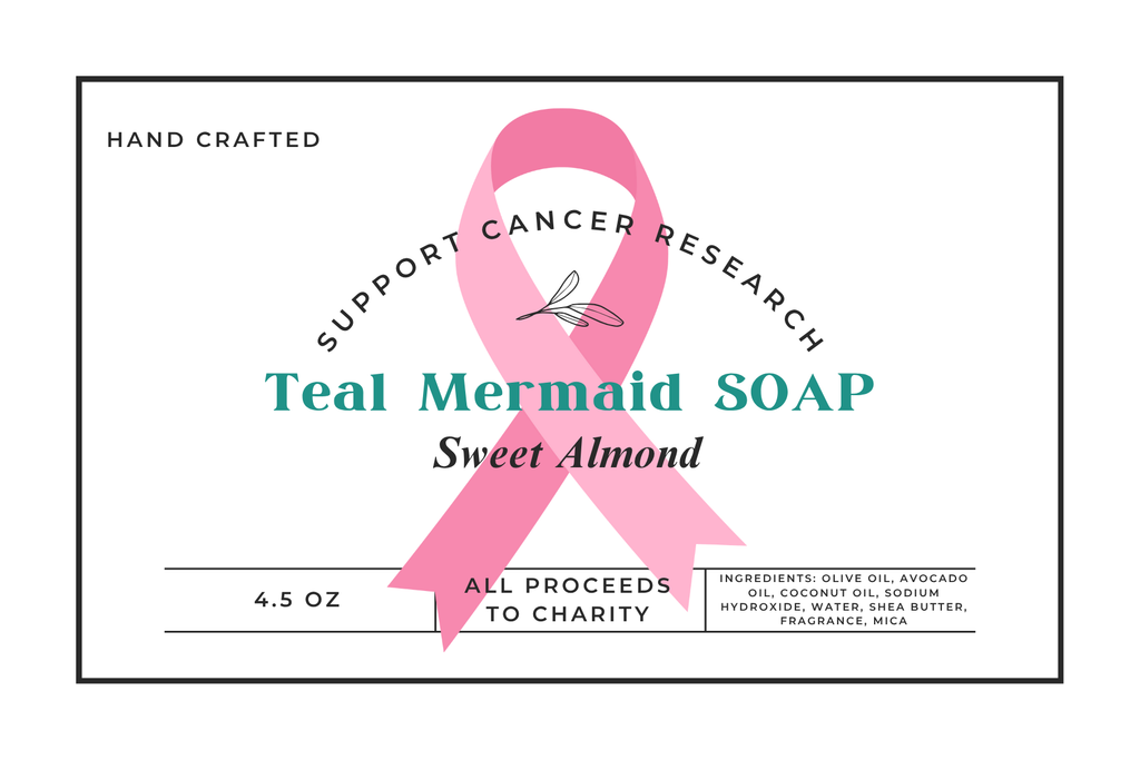 Teal Mermaid Soap (Sweet Almond)