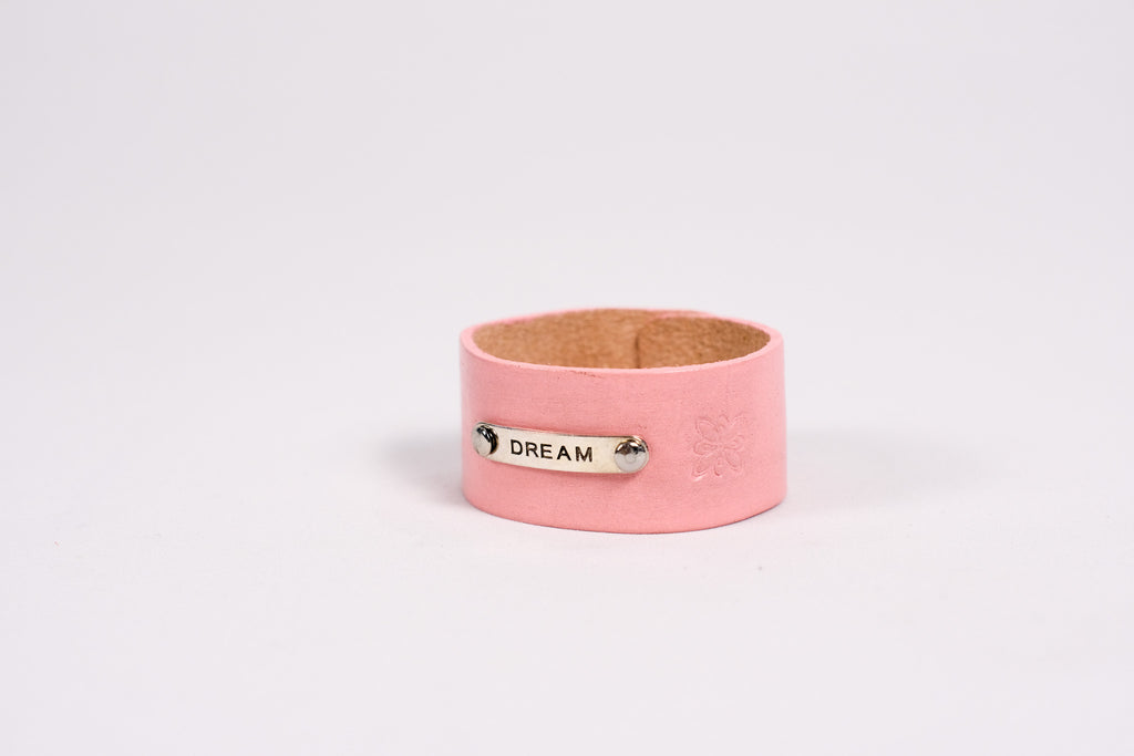 Dream Leather cuff bracelet